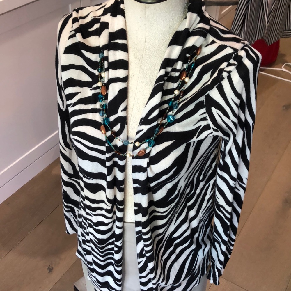 Zebra Cardigan